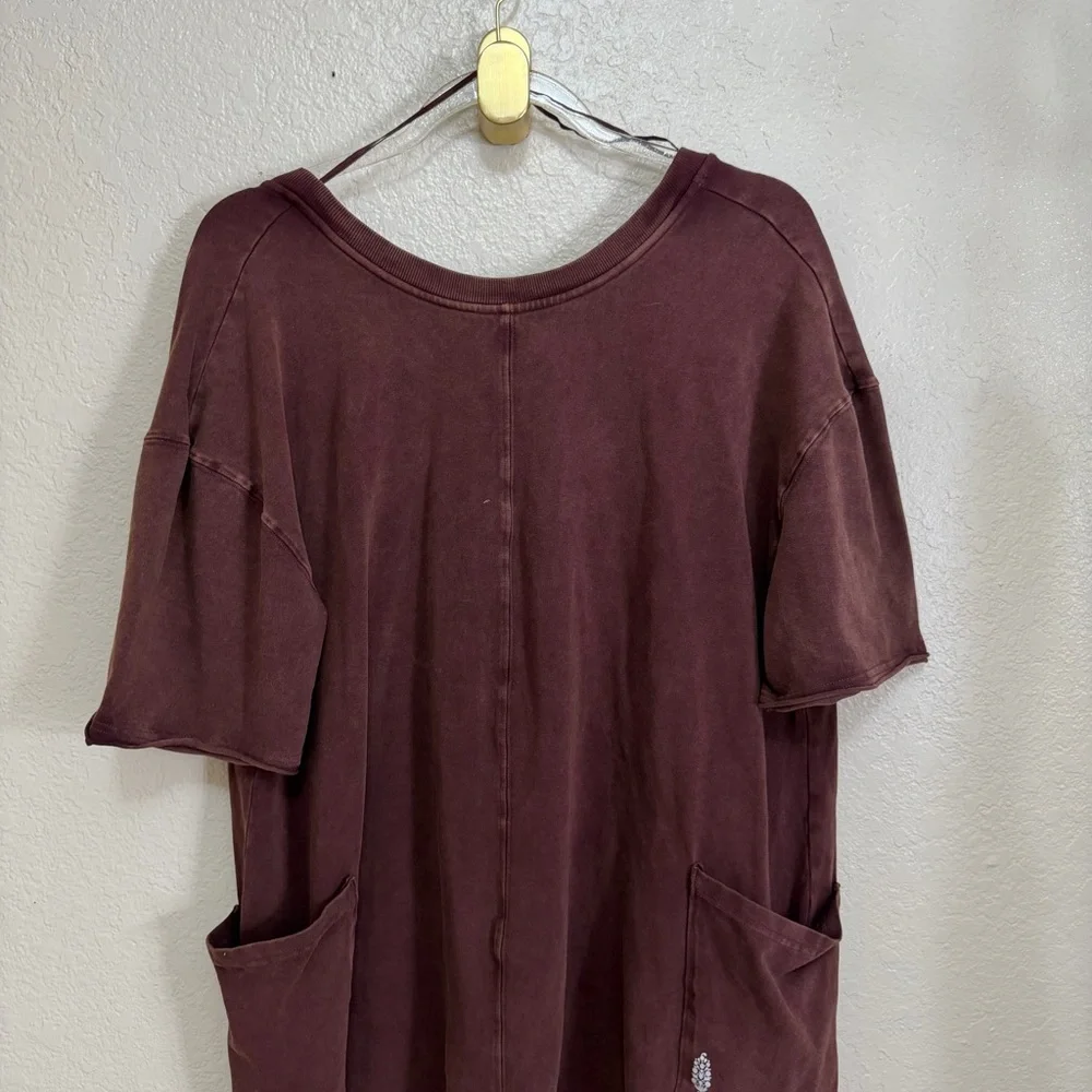New Free People x FP Movement hot shot tee romper - Picture 4 of 11